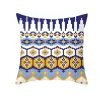 Blue Floral Plush Home Living Creative Sofa Cushion Pillow Cover