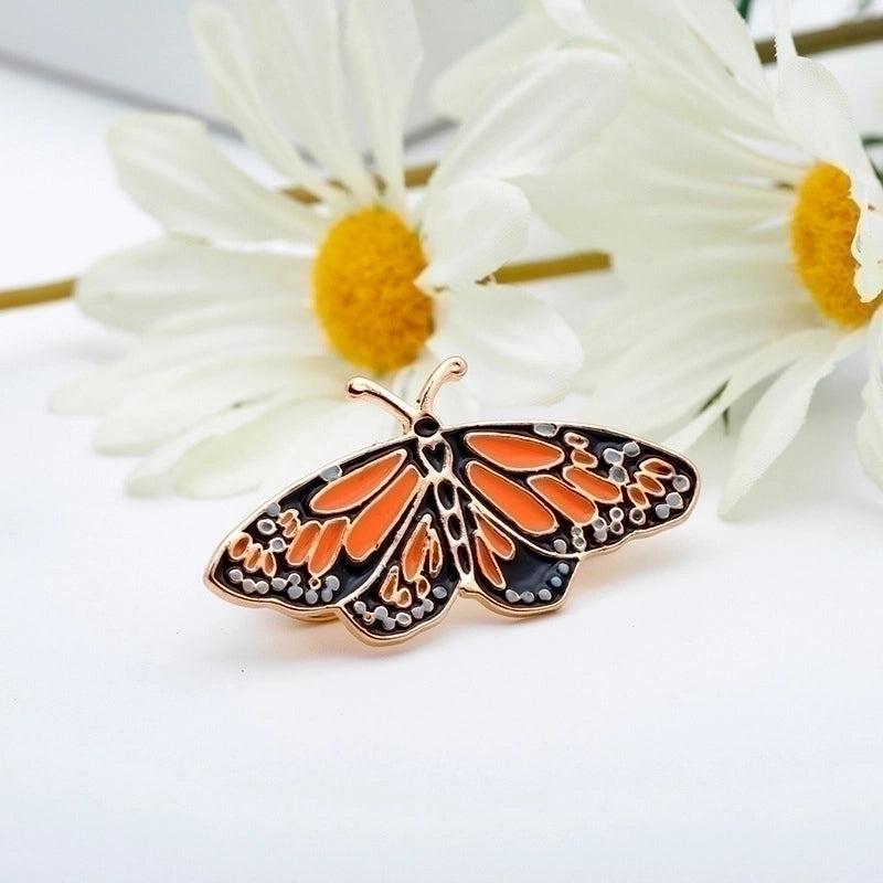 Retro Pin Butterfly Alloy Enamel Unisex Brooches