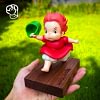 Ponyo Running - Ponyo Resin Statue - MengWanWu Studio