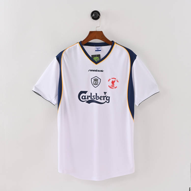Retro 01/02 Liverpool Away Football Shirt Thai Quality