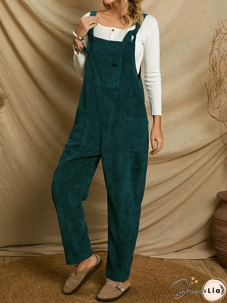 Patched Pocket Jumpsuit