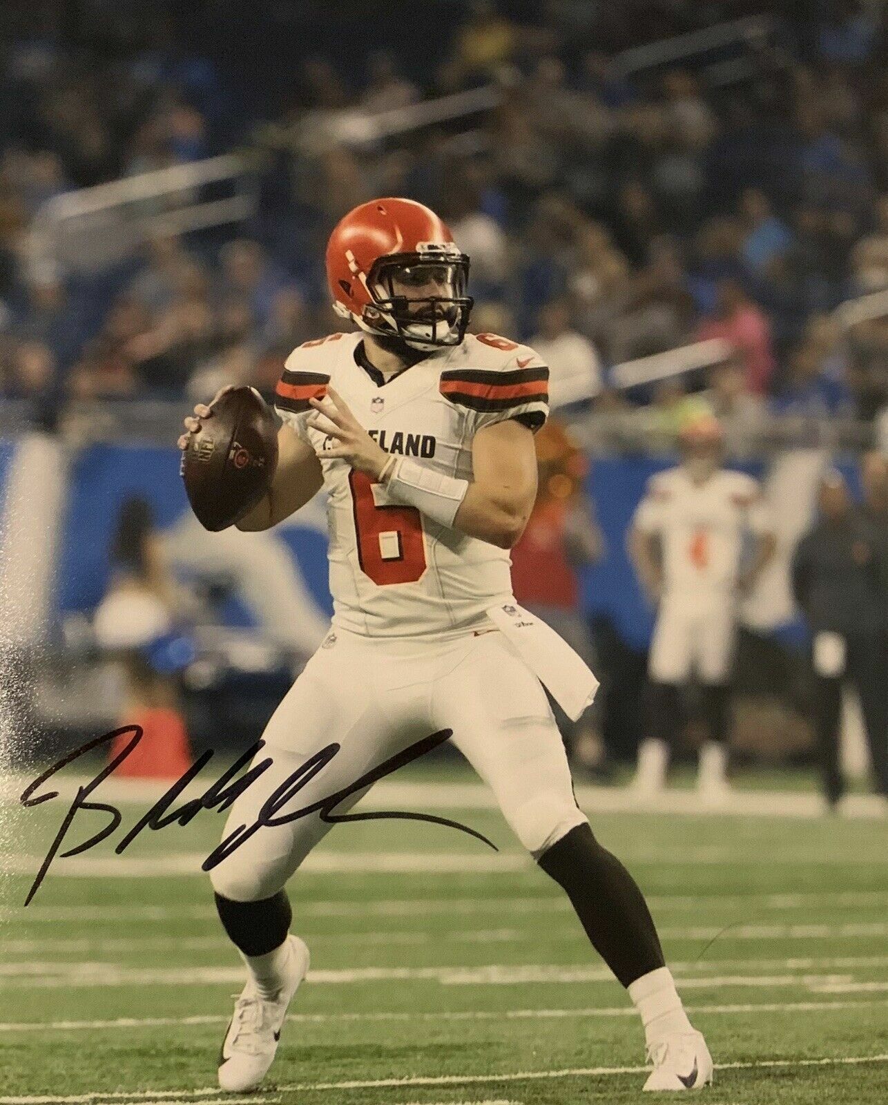 Baker Mayfield 8x10 Signed Autograph Cleveland BROWNS Oklahoma Sooners REPRINT