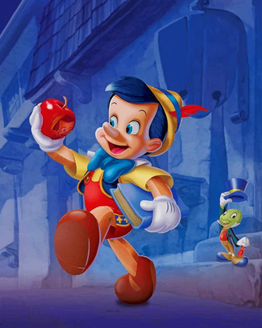 

Pinocchio Cartoon – Paint By Numbers - 40*50CM, 501 Original