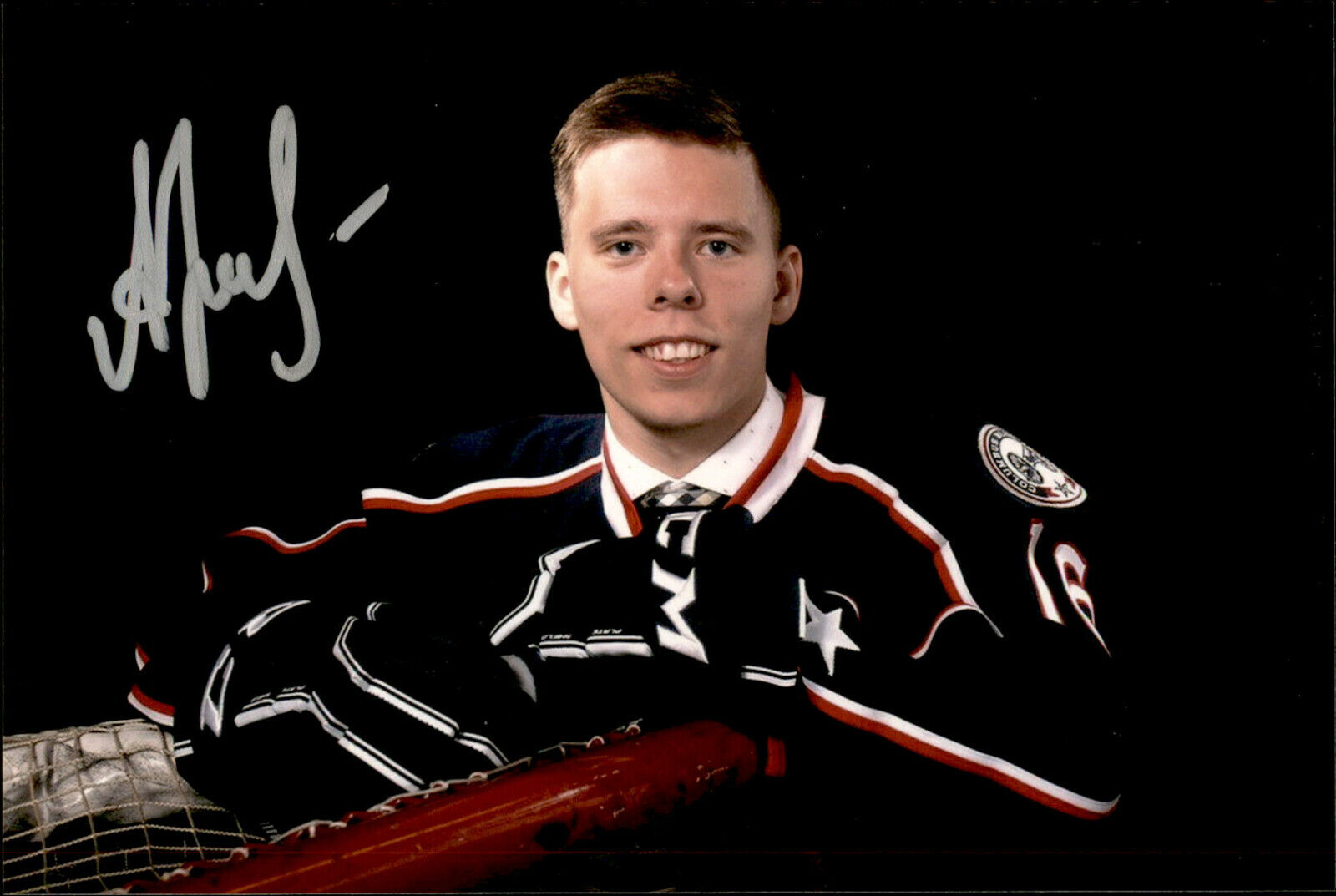 Vitali Abramov SIGNED 4x6 Photo Poster painting COLUMBUS BLUE JACKETS #3