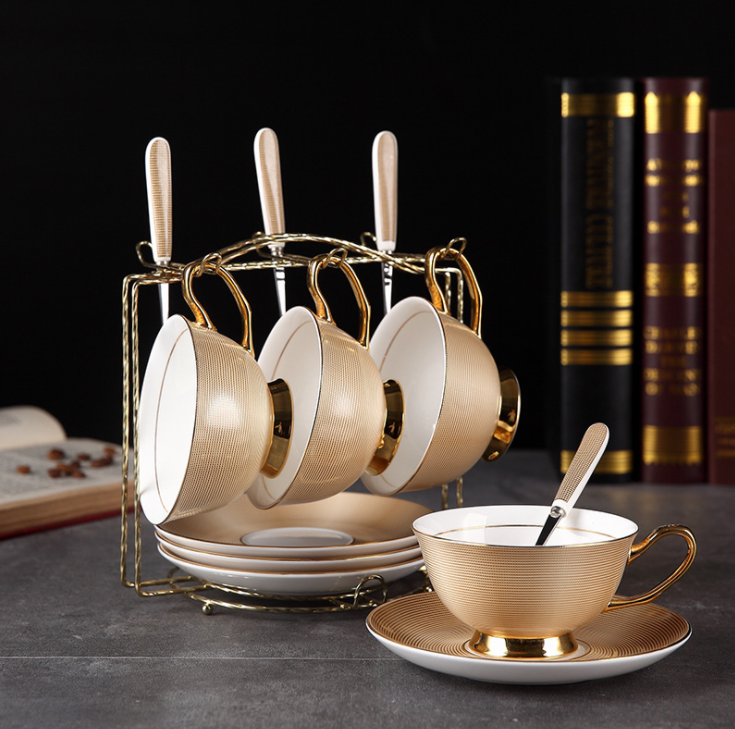 Bone China Coffee Cup Set 