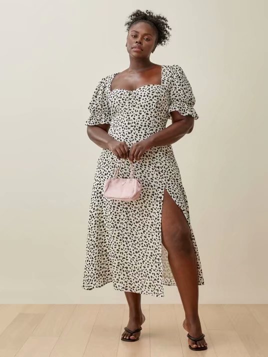  thdmladies Button Floral Dress thedmladies