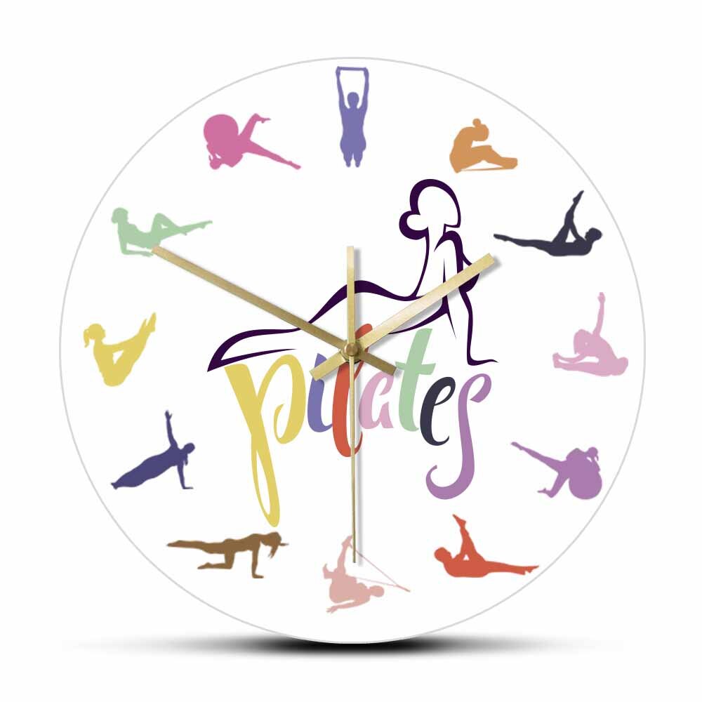 

Pilates Exercises - Frameless Acrylic Wall Clock, 501 Original