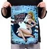 Sexy girl - Panneaux en &eacute;tain m&eacute;tallique(30*40cm)
