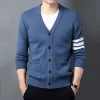 New Style Pocket Knitted Cardigan