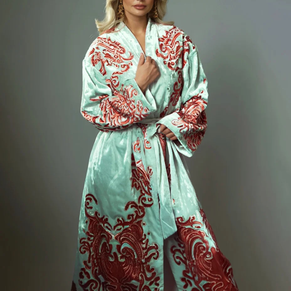 Women's Flannel Robe Pajamas-inspireuse