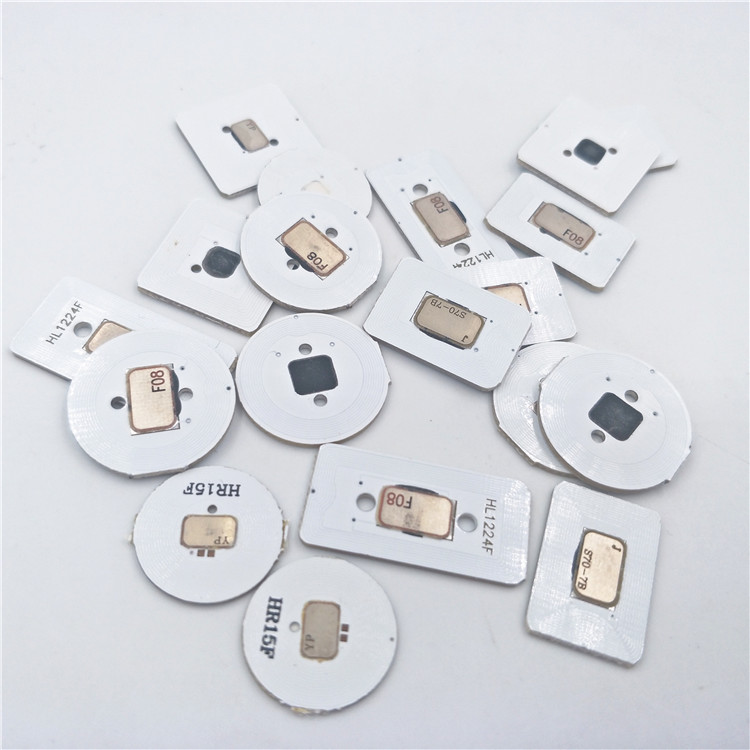 High temperature resistant Small RFID NFC tags for Industry inserting Silicone Plastic objects