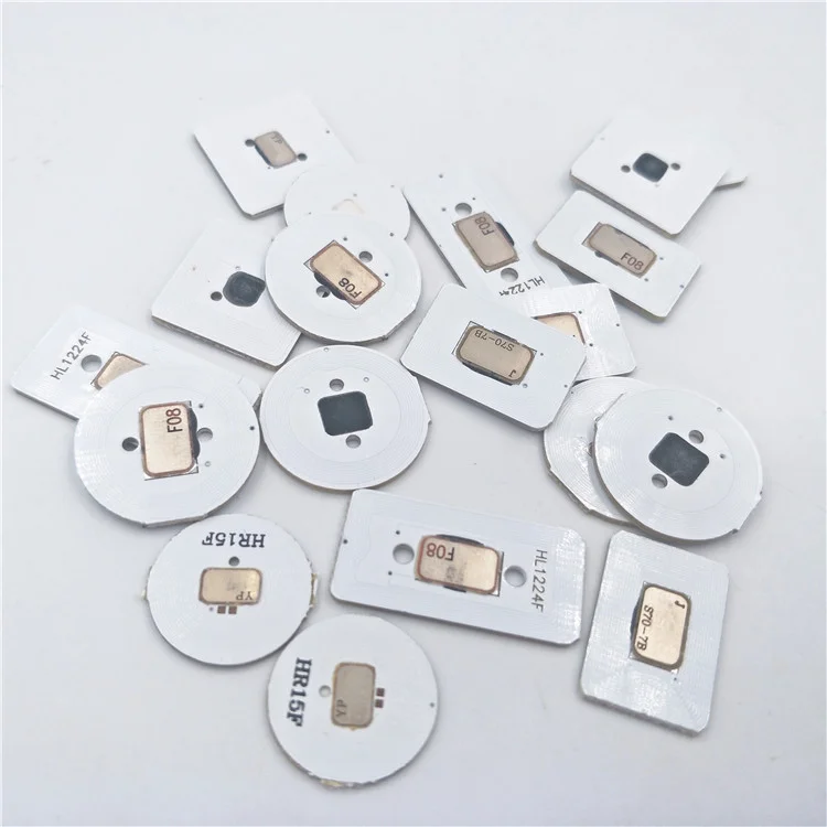 High temperature resistant Small RFID NFC tags for Industry inserting Silicone Plastic objects