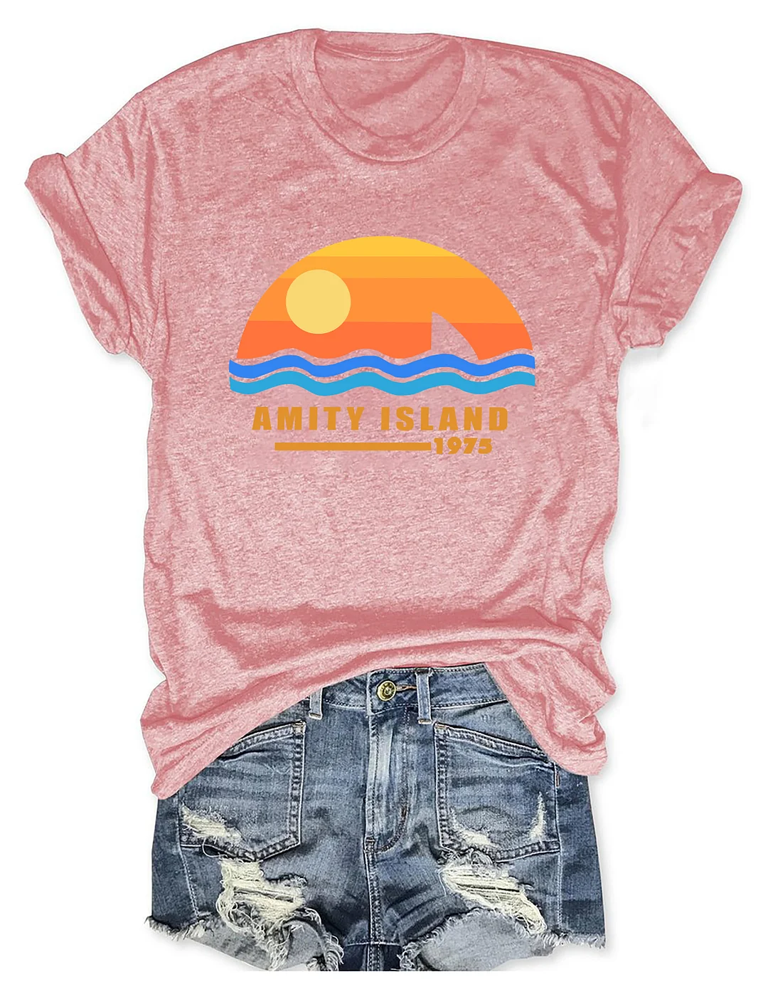 Jaws Amity 1975 T-shirt