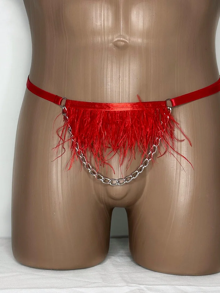 pornhint Pornhint Chain Crotchless Panties, Mature Cock Ring, Thongs for Men, Sexy Men Underwear, Men Lingerie, Sexy panties for Men, Penis Harness, Tanga penis jewelry