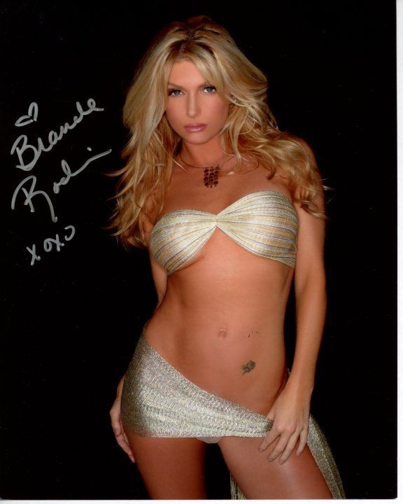 BRANDE RODERICK Signed Autographed SEXY BIKINI Photo Poster painting