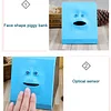 Human Face Piggy Bank Smart Induction Piggy Bank Electric Coin Jar Money Eater