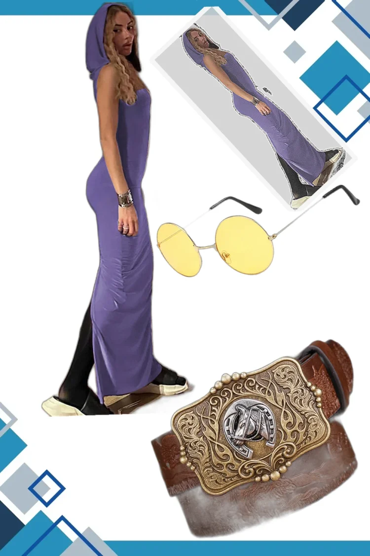 Vintage Sleeveless Maxi Hoodie Dress | Chic Summer Festival Outfit For Effortless Style