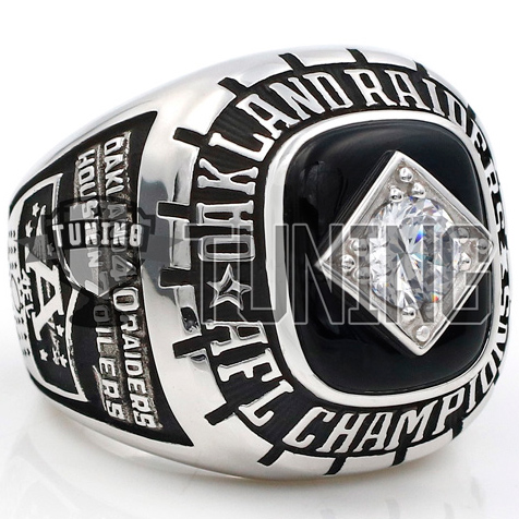 1967 Oakland Raiders Championship Ring Custom sports memorabilia