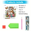 Diamond Painting-DIY Crystal Rhinestone Owl Mother