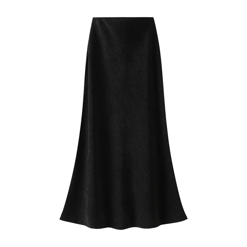 Nigikala Nigikala Fishtail Skirt Skirt Thick Autumn And Winter New High-Waist Thin Temperament A-Word Swing Dress 9852