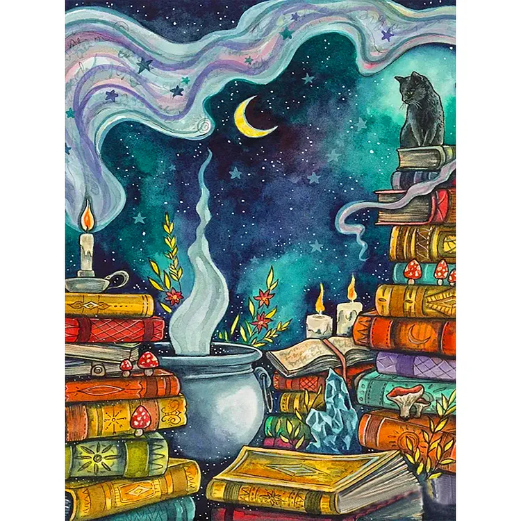 Institute Of Experimental Magic 30*40CM(Canvas) Full Round Drill Diamond Painting gbfke