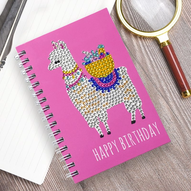 Animal Letter Acrylic Diamond Paper Casual Elegant Cute