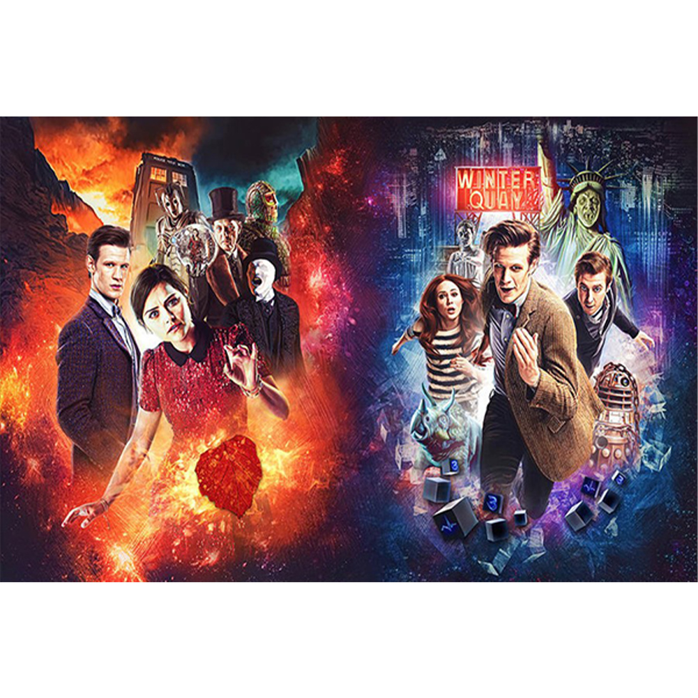 Doctor Who 40*60cm(canvas) full round drill diamond painting