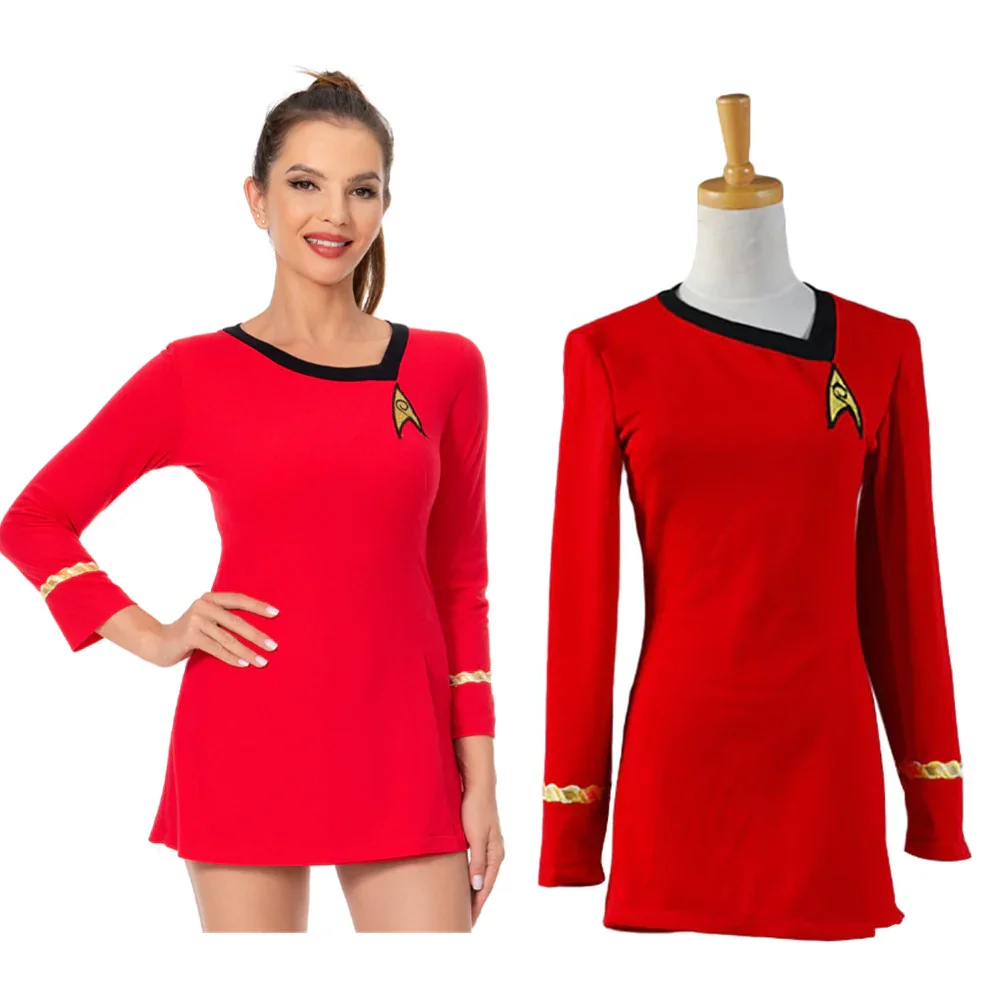 Star Trek Cosplay Costume The Woman Duty Uniform Dress Costume Full Set Uniform Adult Female