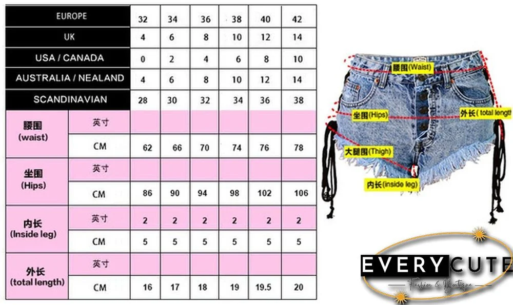 Womens Jean Shorts High Waisted Frayed Ripped Denim Short Jeans Size Lace up Shorts Plus Size