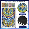 Mandala 5D DIY Diamond Art Painting Notebook Kit 50 Pages A5 Rhinestone Art Painting Notebook Kit for Adults Beginners Holiday Birthday Gift
