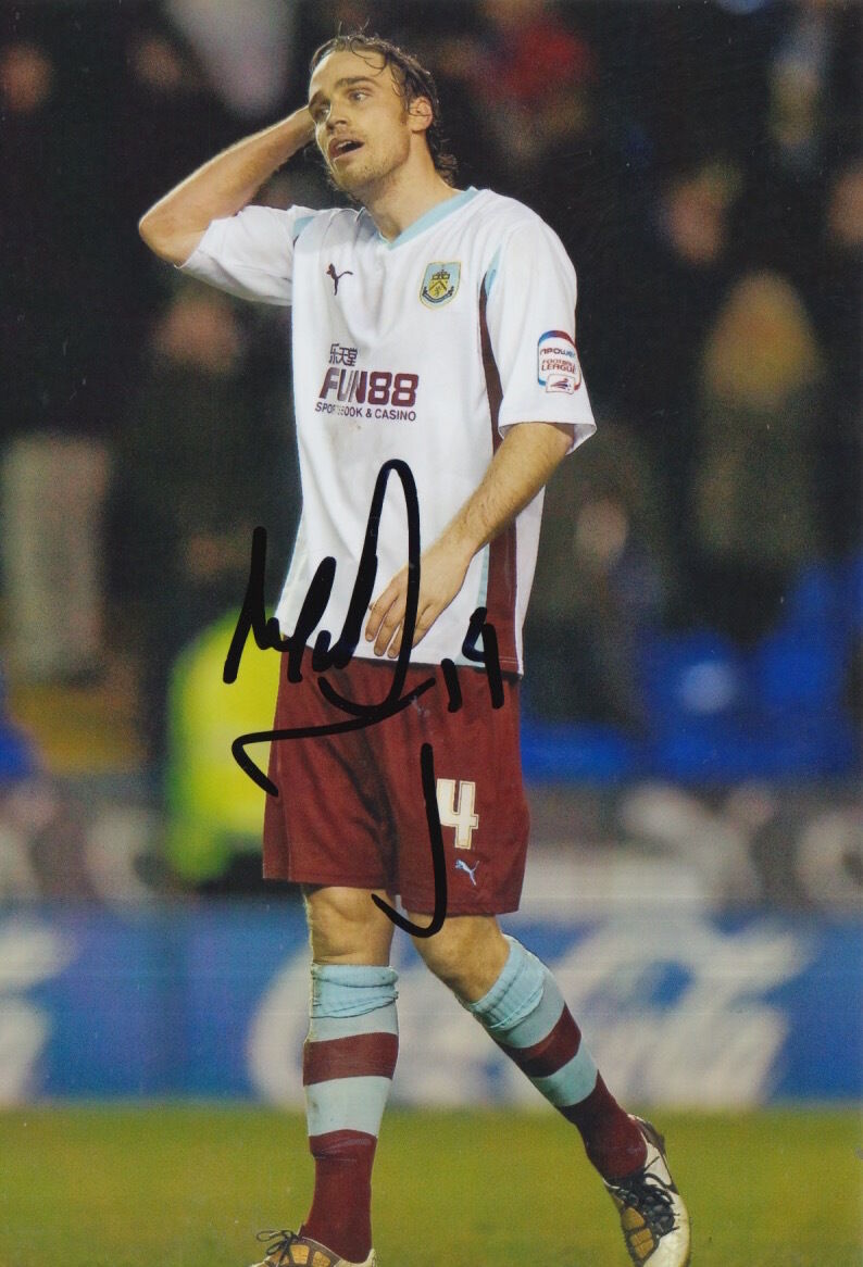 BURNLEY HAND SIGNED MICHAEL DUFF 6X4 Photo Poster painting 6.