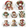 8PCS DIY Diamond Art Greeting Cards Congratulations Cards & Gifts (Christmas)