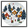 Snowland Fairy Tale-11CT Stamped Cross Stitch 20*20cm/7.87*7.87in tapestrymarket