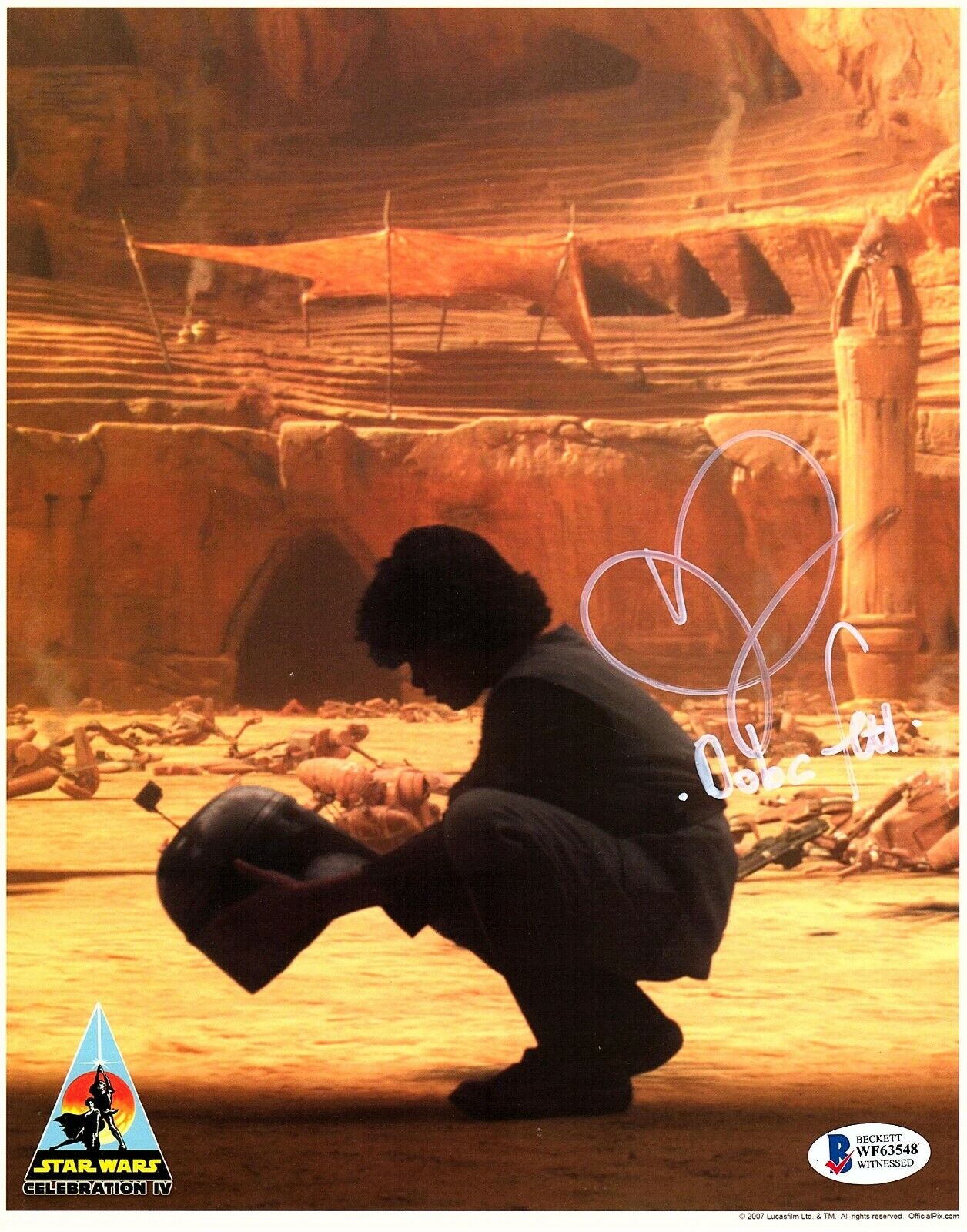 DANIEL LOGAN Signed 8X10 Photo Poster painting STAR WARS