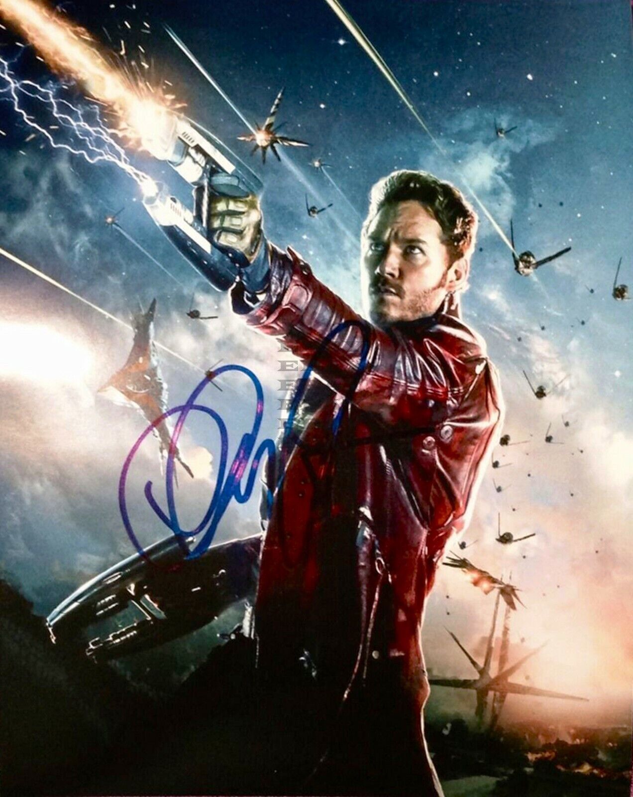 Chris Pratt Guardians of the Galaxy Signed 8x10 Photo Poster painting Reprint