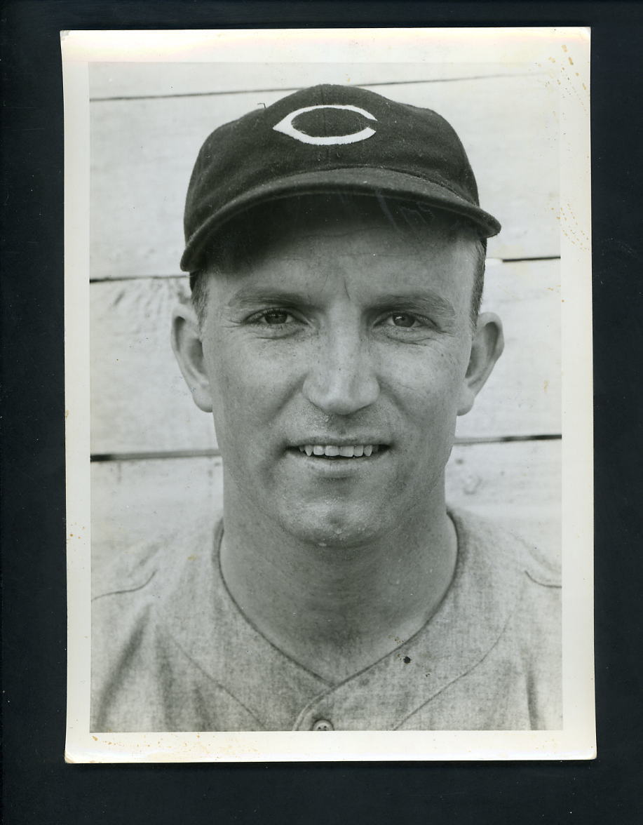 Joe Krakauskas Type 1 Press Photo Poster painting USED for his 1941 Double Play # 77 78 Indians