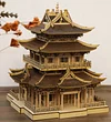 Ancient Building Assembly Toys Mortise and Tenon Building Blocks and Mortise and Tenon Building Model
