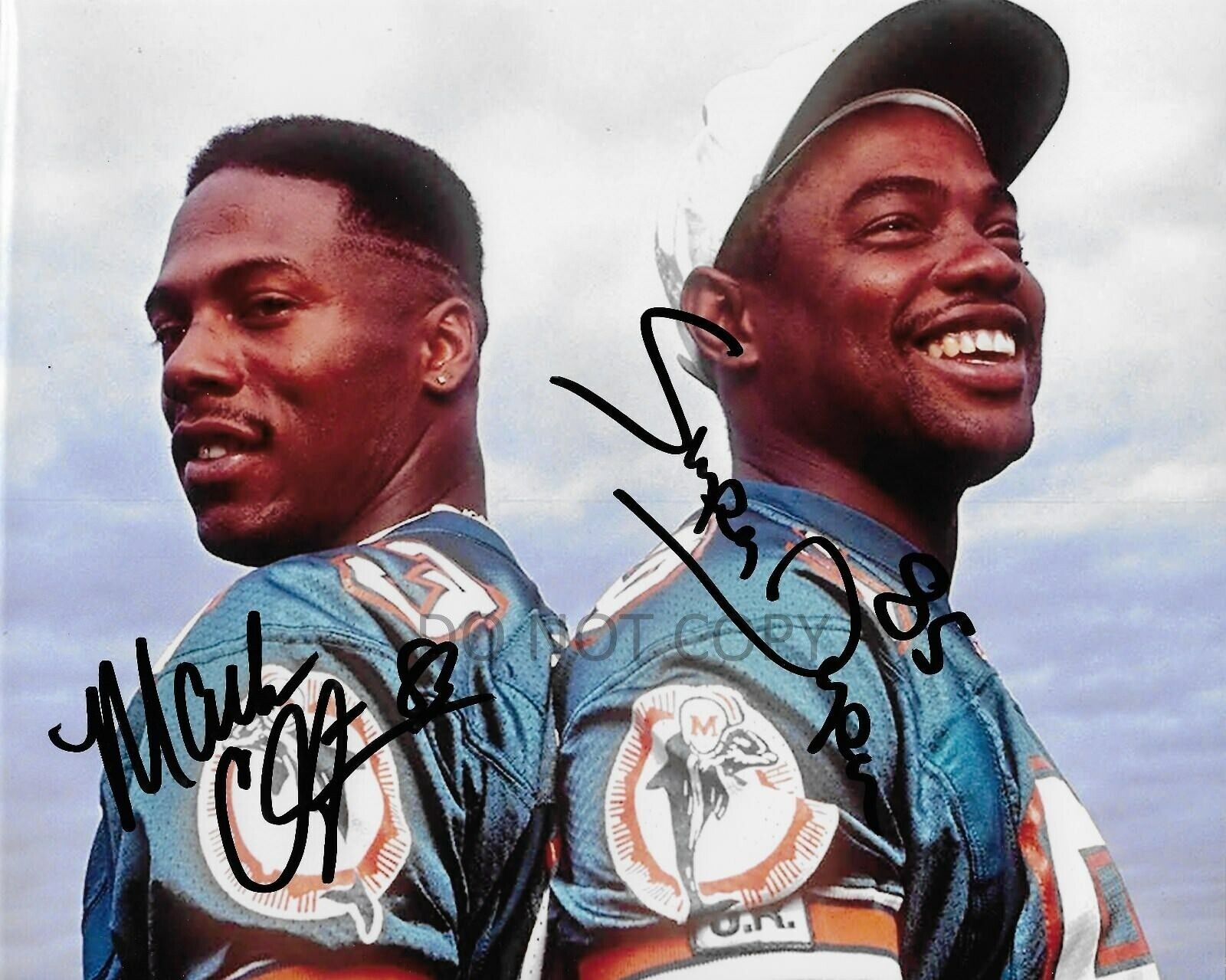 Mark Clayton Mark Duper Autographed 8x10 Photo Poster painting NFL Miami Dolphins REPRINT