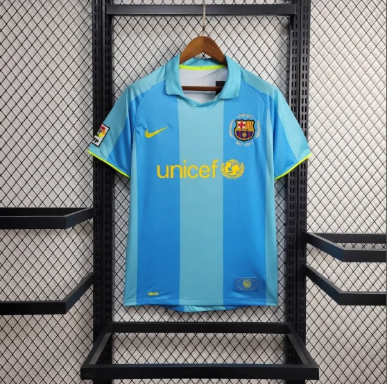 Retro Barcelona 07/08 Away Football Shirt Thai Quality