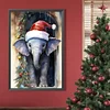 (40*60cm)Christmas Elephant - Full Round Drill Diamond Painting