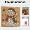DIY Special Shaped Drill Diamond Painting Kit Framed - Snowman