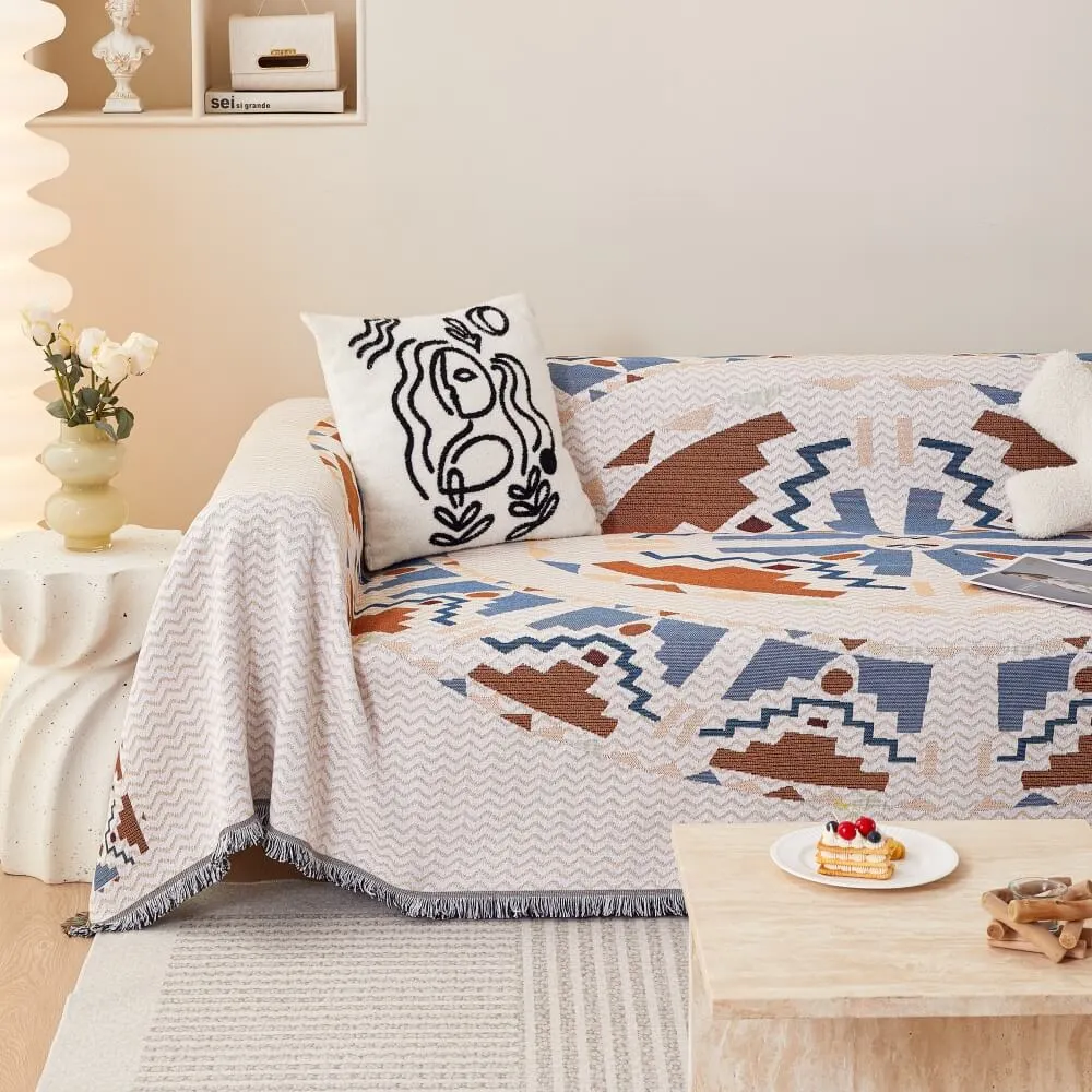 Bohemian Pattern Furniture Protection Sofa Decor Wear-Resistant Couch Cover