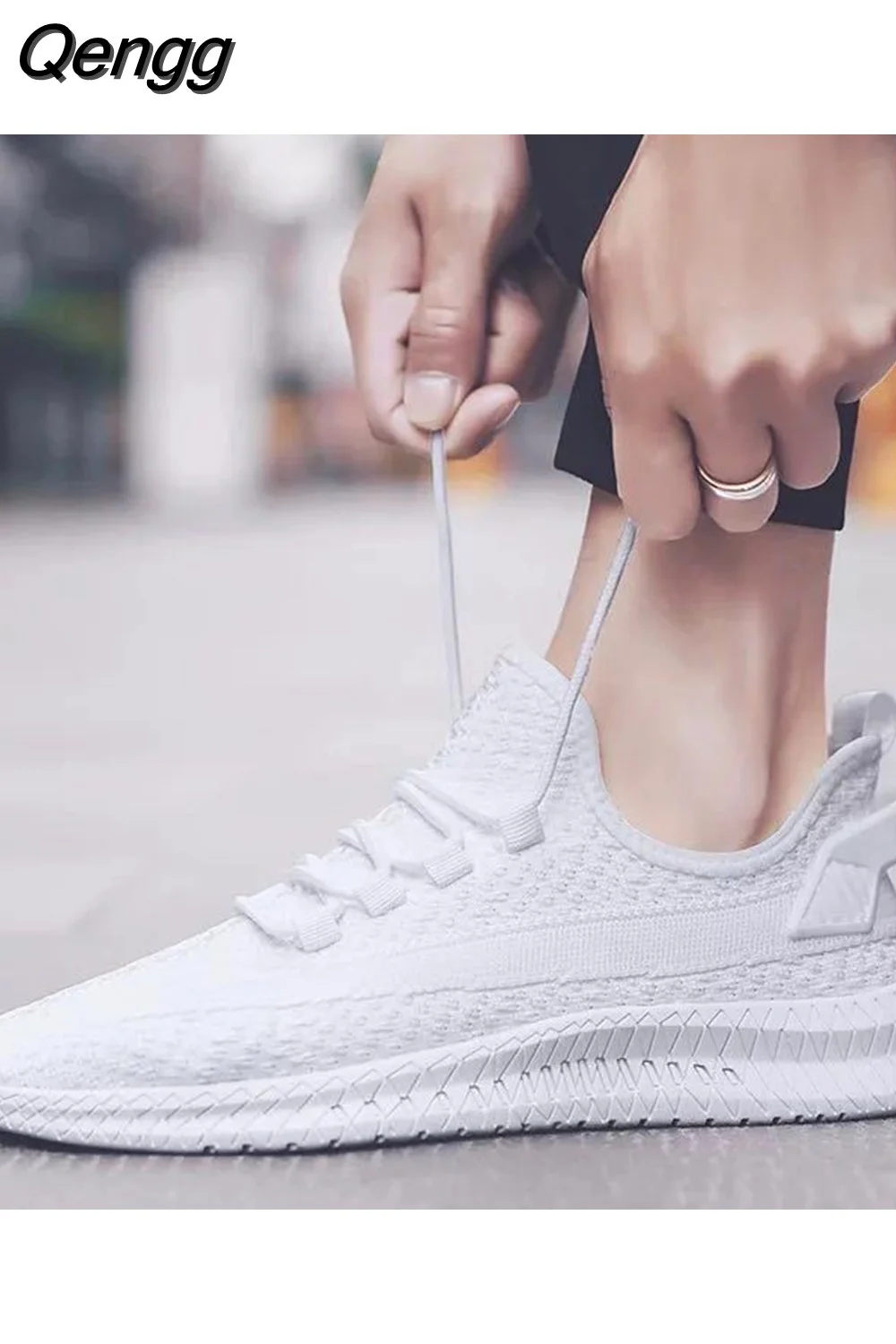 Qengg Men's Lightweight Running Shoes Summer Ultra-light Breathable Sneakers Zapatos De Mujer Walking Shoes Boys Sneakers sd453
