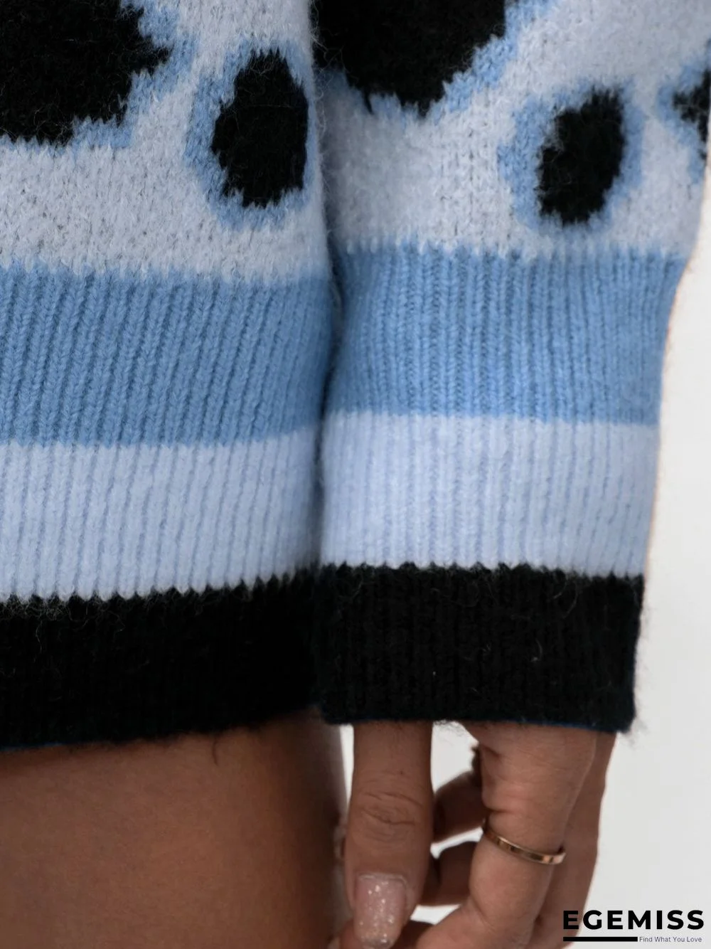 Black Net Sweater | EGEMISS