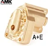AMK UTB18 Brass Counter Weight Axle Housing for Axial RC Crawler 1/18 UTB18 Capra Unlimited Trail Buggy RTR Upgrade Part (Front Axle 3in1)