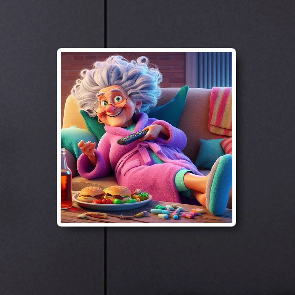 Diamond Painting - Full Round Drill - Grandma(Canvas|30*30cm)