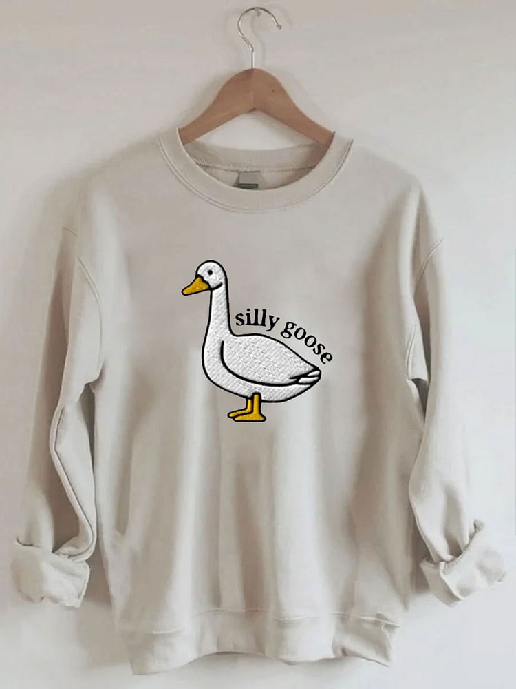 Women Silly Goose Sweatshirt