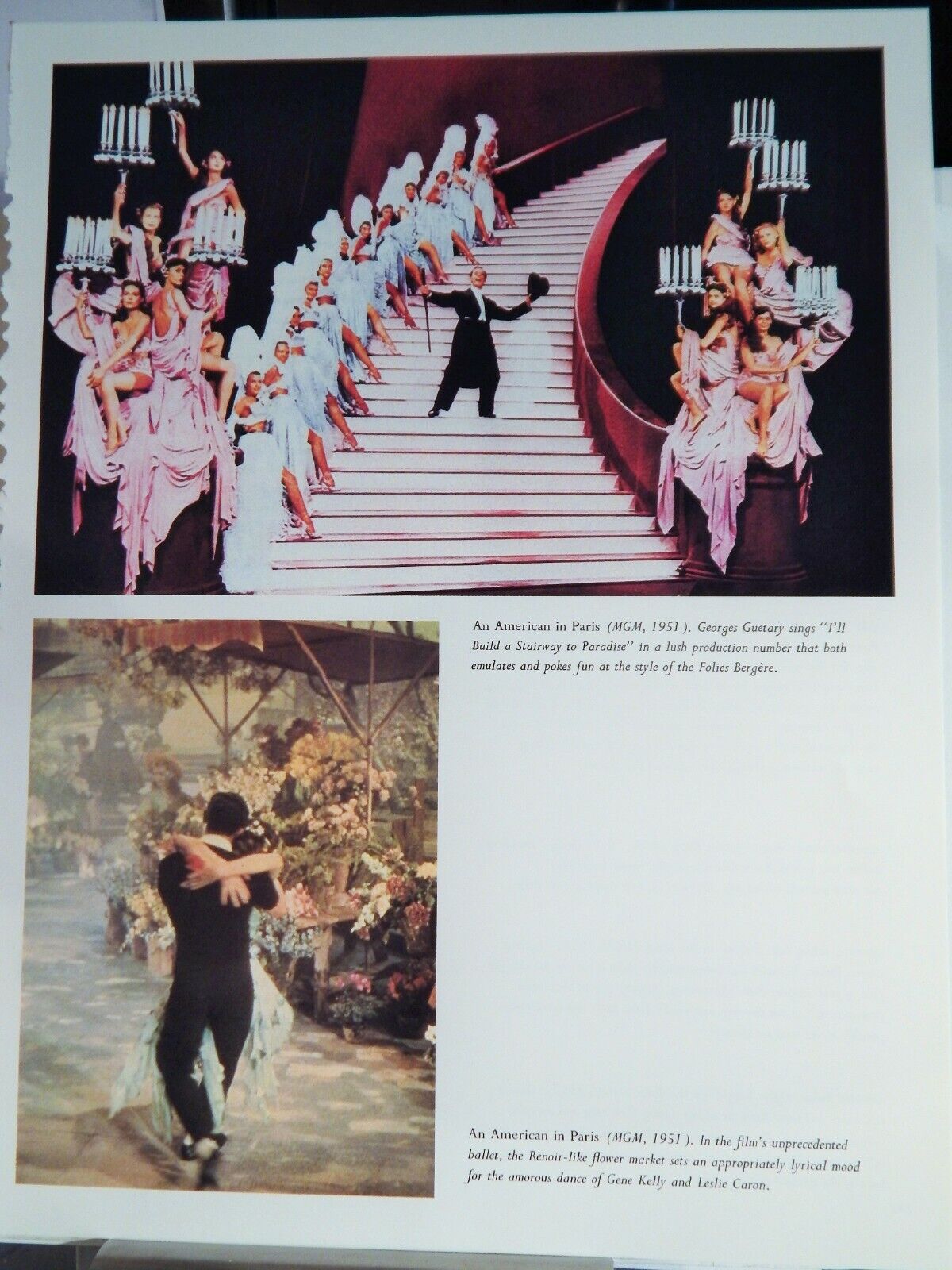 AMERICAN IN PARIS (1953 GENE KELLY) MOVIE Photo Poster painting (1985 reprint)