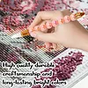 Resin Diamond Painting Point Drill Pen Dual-Ended Diamonds (Orange pink)