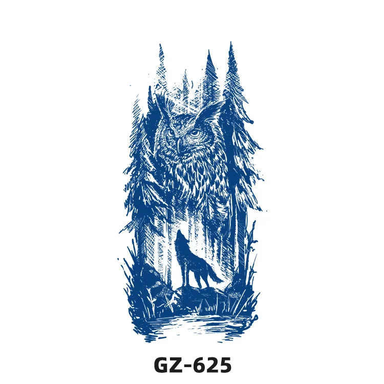 Sdrawing 2022 New Punk Trend Temporary Tattoo Lion Tiger Animal Pattern Juice Tattoo Waterproof Lasting Hot Girl Y2k Fake Tattoo